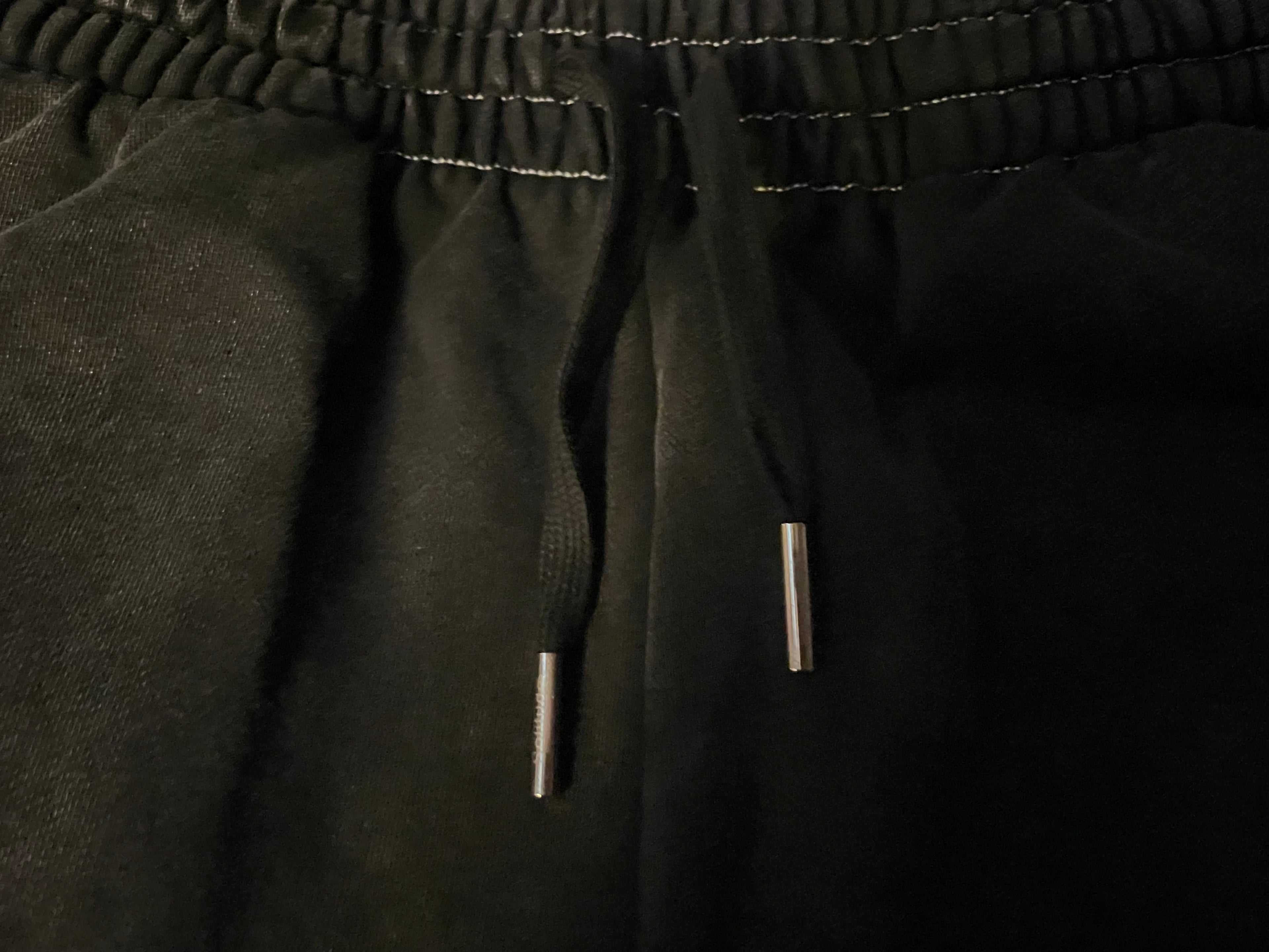 Solitude Four Stripe Roman Embroidery Sweatpants